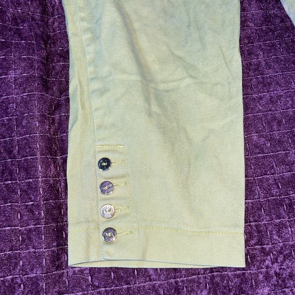 My guard green casual dress pants cropped capri size 12 - Picture 4 of 10